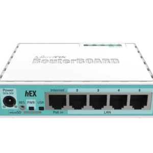 Routeur MikroTik RB750GR3 (hEX) – Performance Gigabit pour réseaux professionnels
