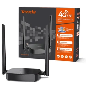 Modem 4G WiFi 300 Mbps avec antennes externes – Routeur CAT4 Nano SIM Plug & Play